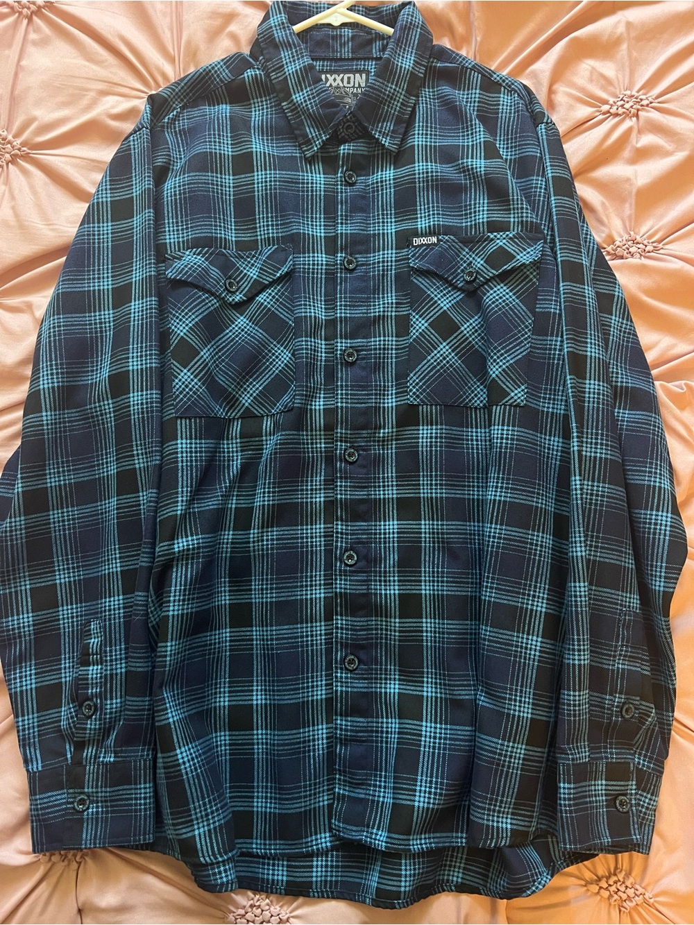 Dixxon Flannel The Conrad XXL Blue Plaid Men's Button-Up Shirt